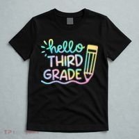 Hello 3rd Grade Tie Dye Teachers Kids Back To School Funny T-Shirt thumb 5