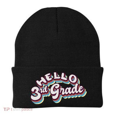 Hello 3rd Grade Colorful Beanie