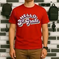 Hello 3rd Grade Colorful T-Shirt thumb 6