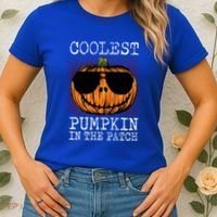 Holiday 365 Halloween Coolest Pumpkin In The Patch Gift Women's T-Shirt thumb 2