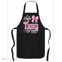 Hello 3rd Third Grade First Day Of School Coquette Teacher Apron thumb 0