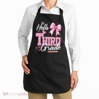 Hello 3rd Third Grade First Day Of School Coquette Teacher Apron thumb 2