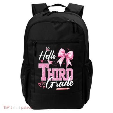 Hello 3rd Third Grade First Day Of School Coquette Teacher Backpack