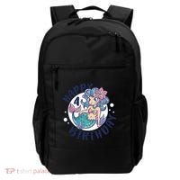 Happy 4th Birthday Cute Mermaid Backpack thumb 0