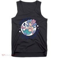Happy 4th Birthday Cute Mermaid Tank Top thumb 0