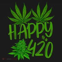 Happy 420 Day Cannabis Weed Marijuana Leaf Lovers Men Women Apron thumb 3