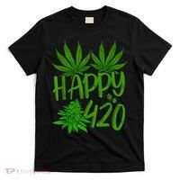 Happy 420 Day Cannabis Weed Marijuana Leaf Lovers Men Women T-Shirt thumb 0