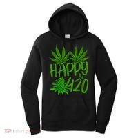 Happy 420 Day Cannabis Weed Marijuana Leaf Lovers Men Women Women's Hoodie thumb 0