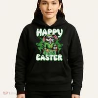 Happy 420 Easter Funny Smoking Easter Bunny Hoodie thumb 5