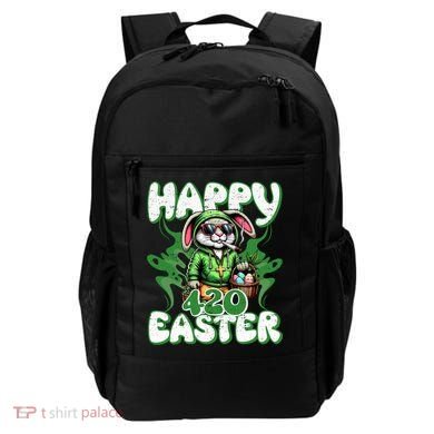 Happy 420 Easter Funny Smoking Easter Bunny Backpack