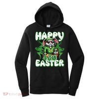 Happy 420 Easter Funny Smoking Easter Bunny Women's Hoodie thumb 0