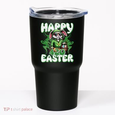 Happy 420 Easter Funny Smoking Easter Bunny Tumbler