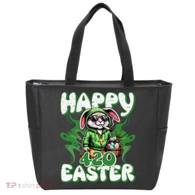 Happy 420 Easter Funny Smoking Easter Bunny Tote Bag