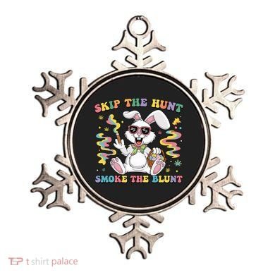 Happy 420 Easter Skip The Hunt Smoke The Blunt Bunny Smoking Ornament