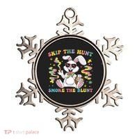 Happy 420 Easter Skip The Hunt Smoke The Blunt Bunny Smoking Ornament thumb 0