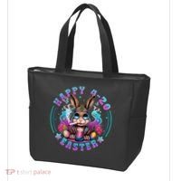 Happy 420 Easter Bunny Smoking Weed Funny  Tote Bag thumb 3