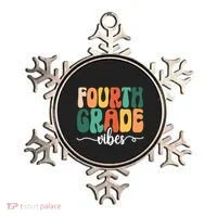 Hello 4Th Grade Vibes Teacher Back To School 4Th Grade Squad Great Gift Ornament thumb 0