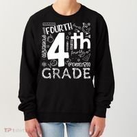 Hello 4th Grade Teacher Boy and Team Fourth Grade Girl Women's Sweatshirt thumb 0