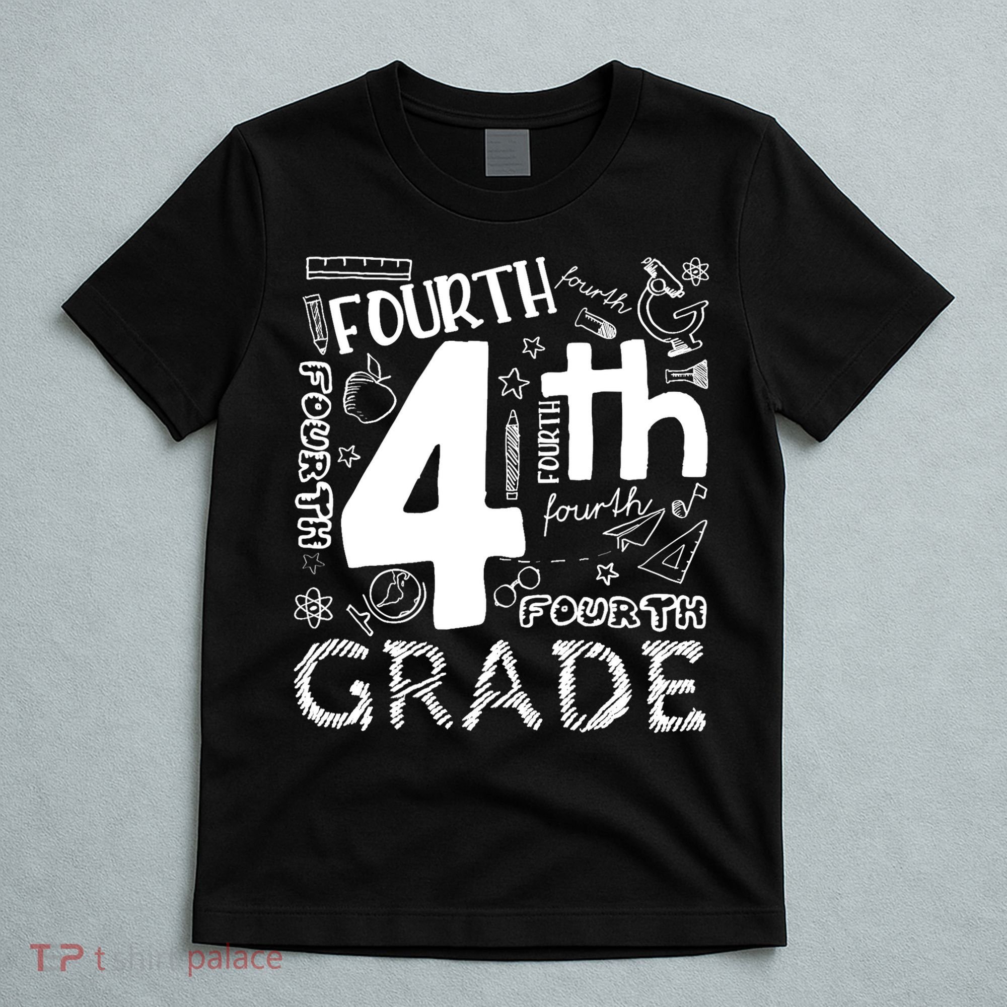 Hello 4th Grade Teacher Boy and Team Fourth Grade Girl T-Shirt