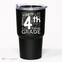 Hello 4th Grade Teacher Boy and Team Fourth Grade Girl Tumbler thumb 0