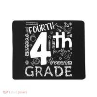 Hello 4th Grade Teacher Boy and Team Fourth Grade Girl Mousepad thumb 0
