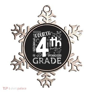 Hello 4th Grade Teacher Boy and Team Fourth Grade Girl Ornament