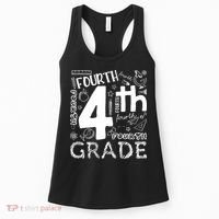 Hello 4th Grade Teacher Boy and Team Fourth Grade Girl Women's Tank Top thumb 0