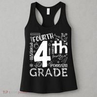 Hello 4th Grade Teacher Boy and Team Fourth Grade Girl Women's Tank Top thumb 3