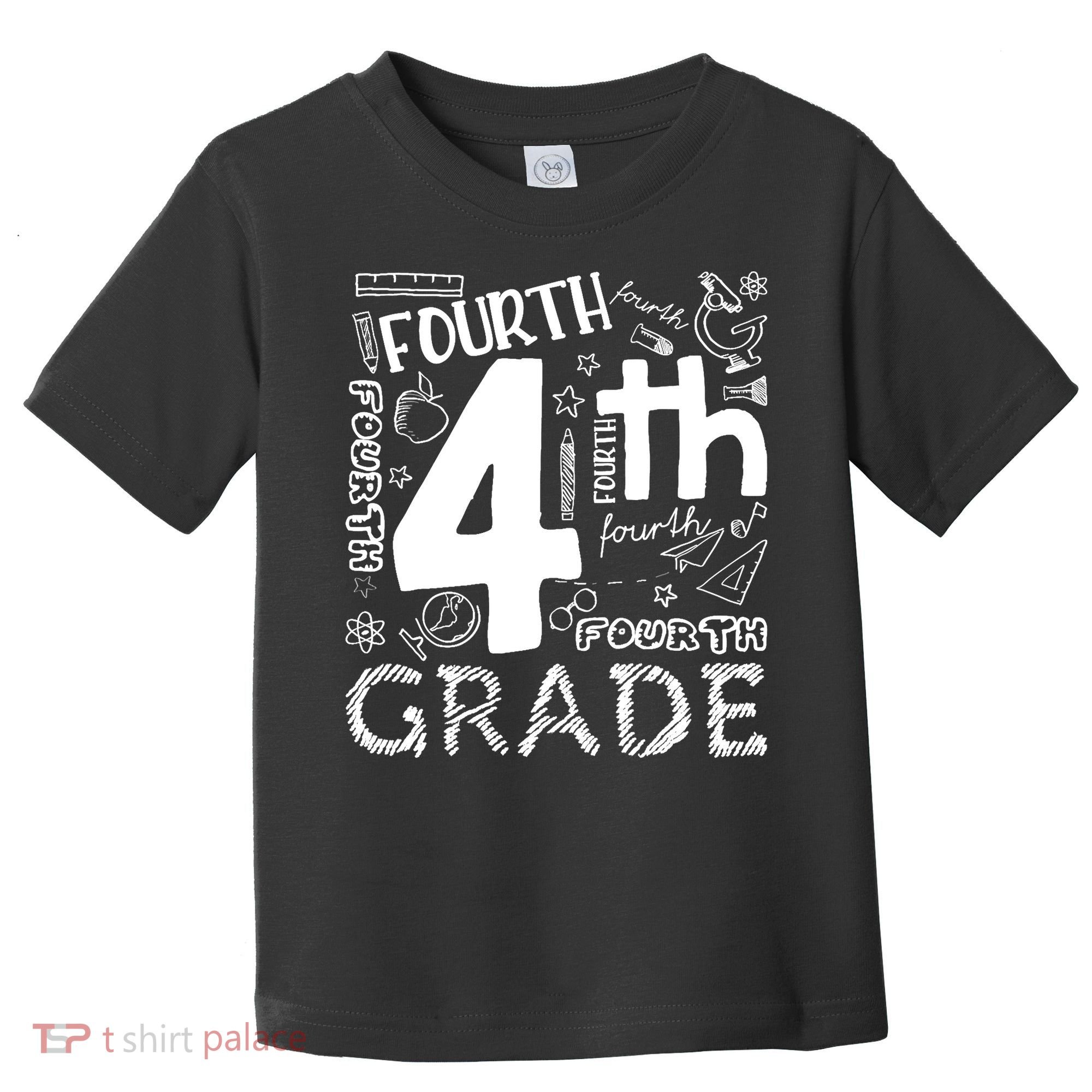 Hello 4th Grade Teacher Boy and Team Fourth Grade Girl Toddler T-Shirt