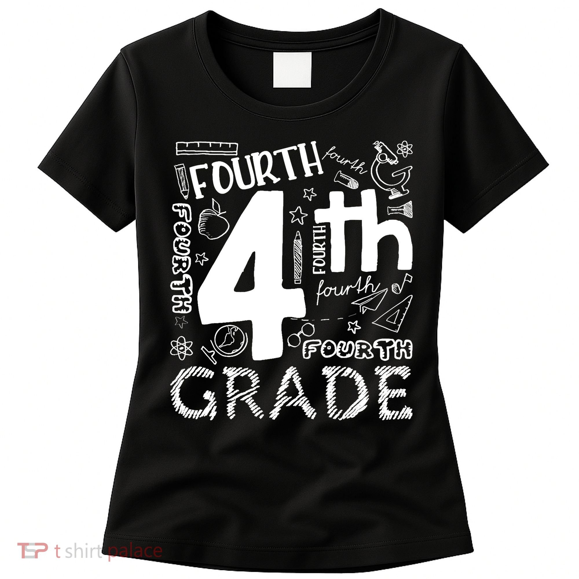 Hello 4th Grade Teacher Boy and Team Fourth Grade Girl Women's T-Shirt