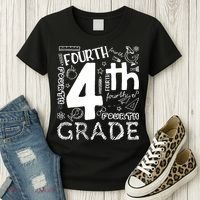 Hello 4th Grade Teacher Boy and Team Fourth Grade Girl Women's T-Shirt thumb 3