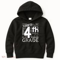 Hello 4th Grade Teacher Boy and Team Fourth Grade Girl Kids Hoodie thumb 0