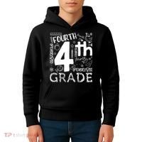 Hello 4th Grade Teacher Boy and Team Fourth Grade Girl Kids Hoodie thumb 4