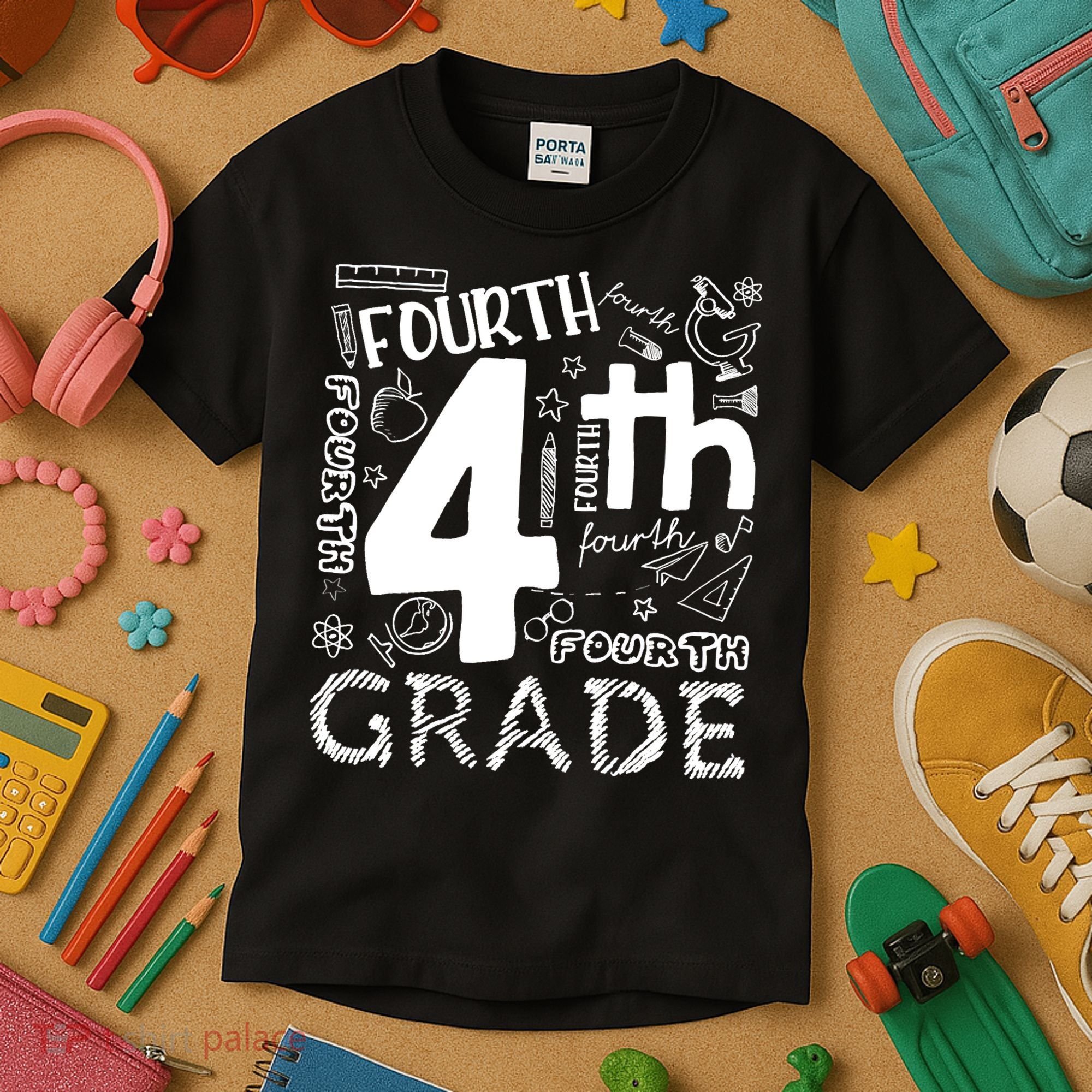 Hello 4th Grade Teacher Boy and Team Fourth Grade Girl Kids T-Shirt