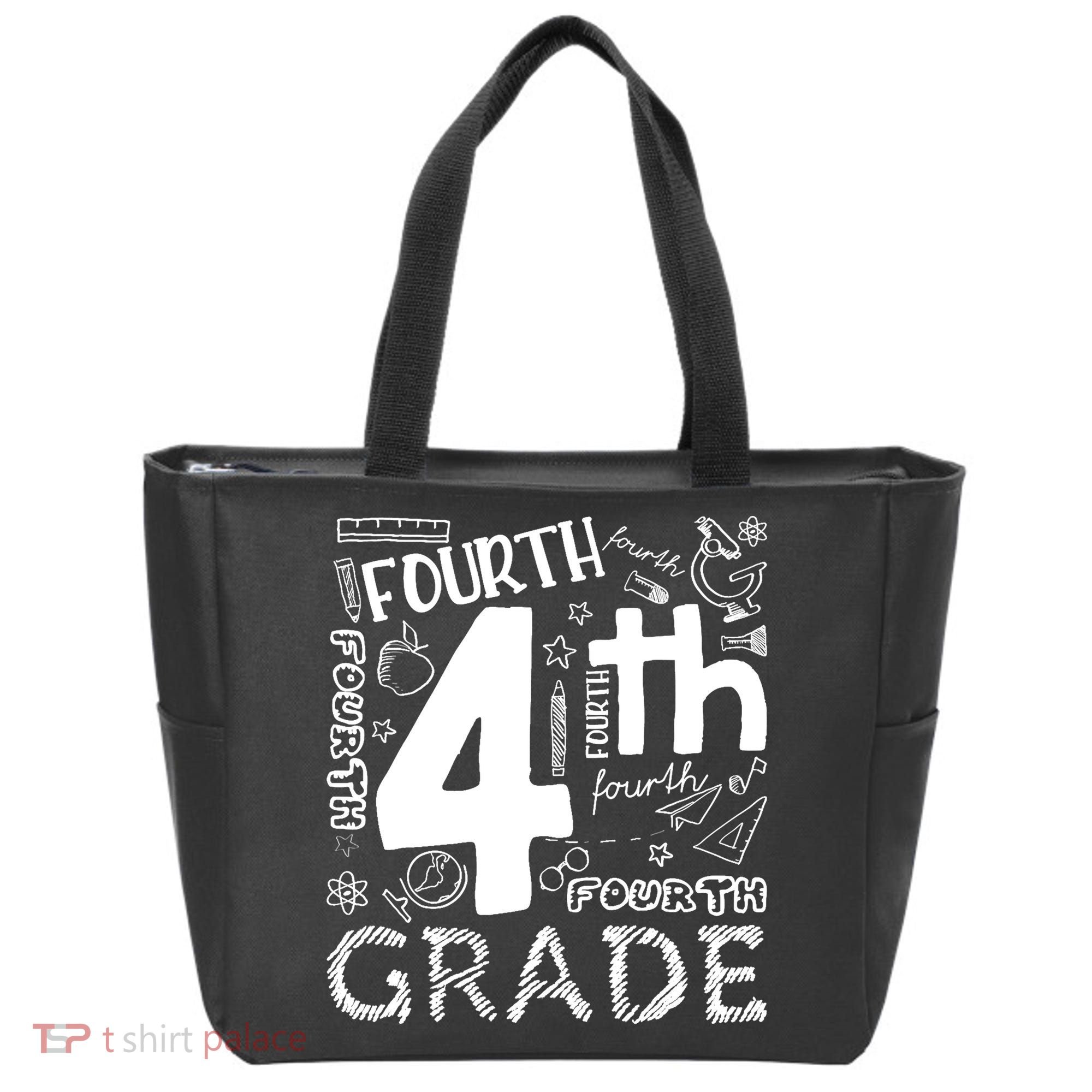 Hello 4th Grade Teacher Boy and Team Fourth Grade Girl Tote Bag