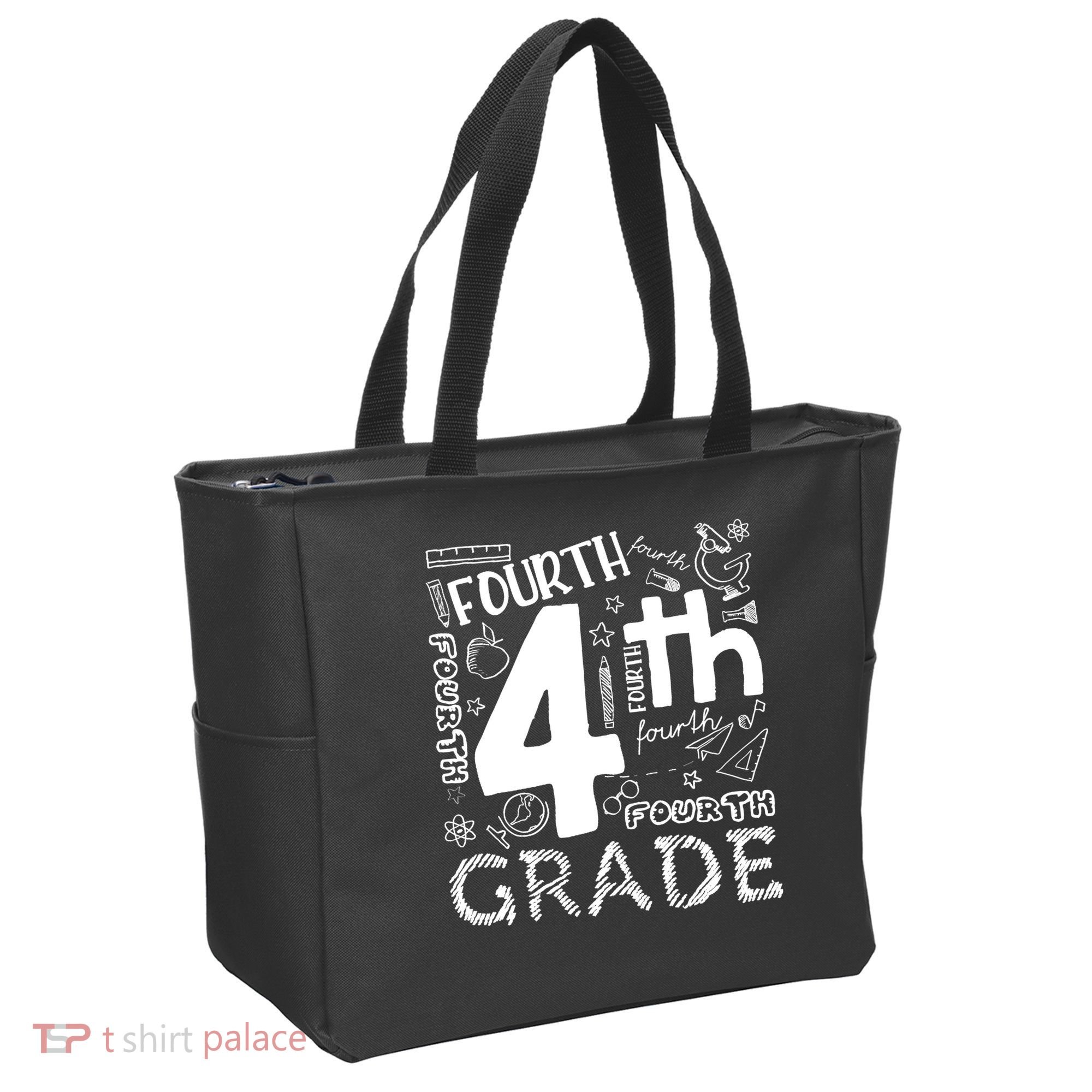 Hello 4th Grade Teacher Boy and Team Fourth Grade Girl Tote Bag