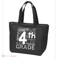 Hello 4th Grade Teacher Boy and Team Fourth Grade Girl Tote Bag thumb 3