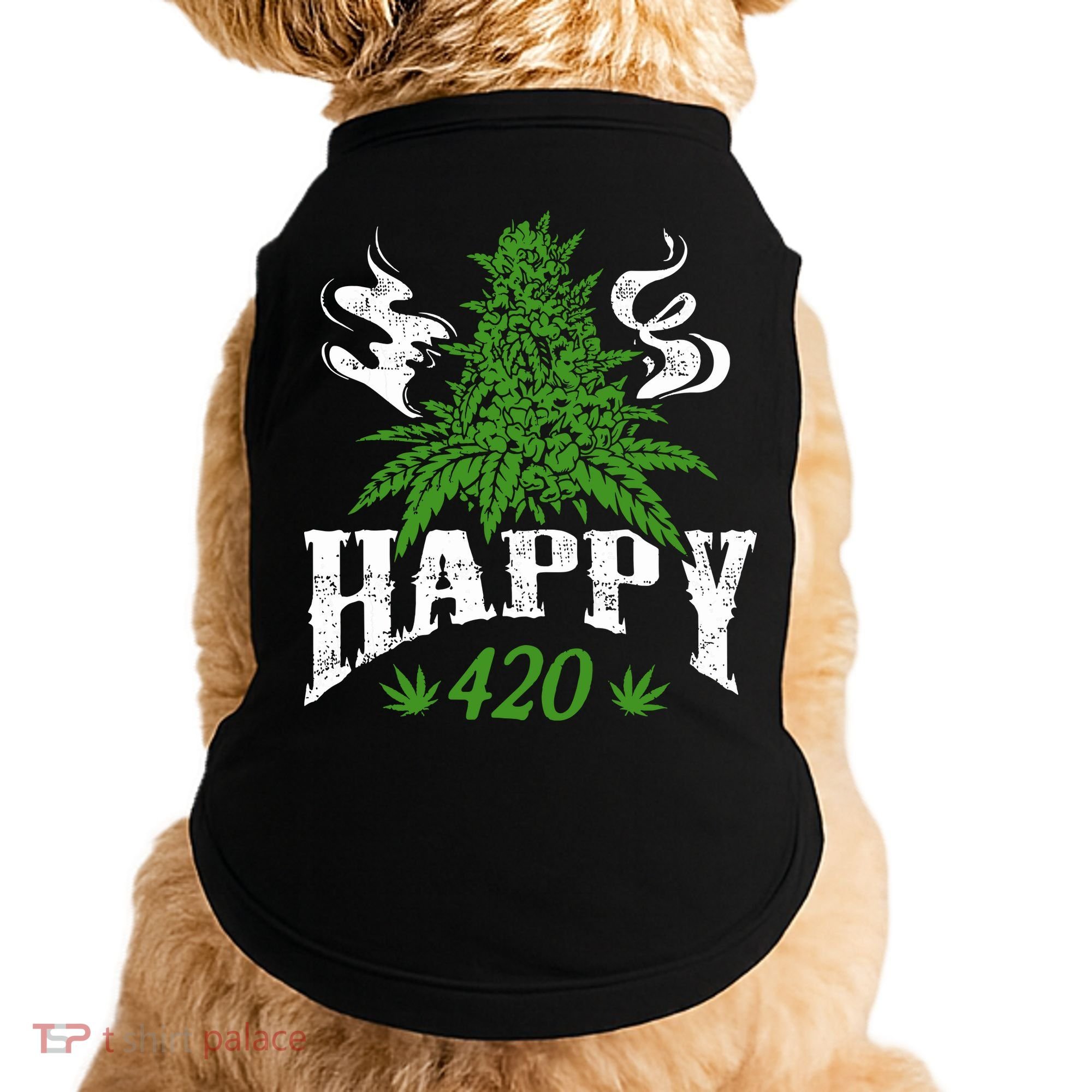 Happy 420 Marijuana Merch To Celebrate Weed Day On 420 Doggie Tank