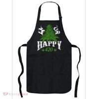 Happy 420 Marijuana Merch To Celebrate Weed Day On 420 Apron thumb 0