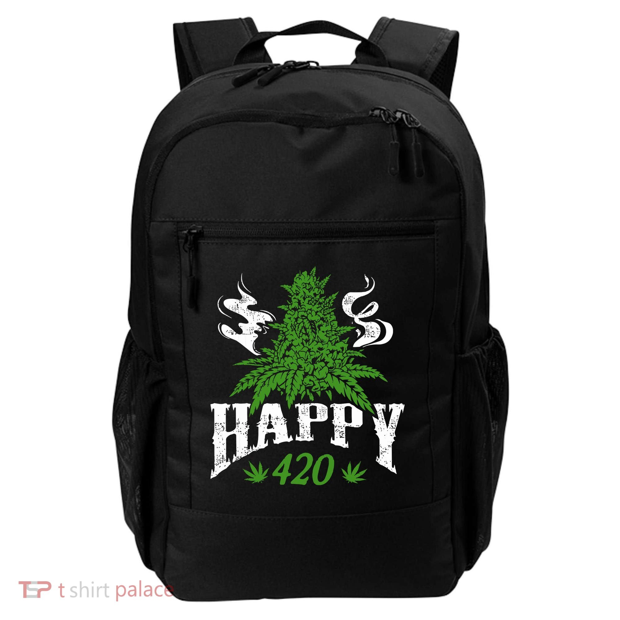 Happy 420 Marijuana Merch To Celebrate Weed Day On 420 Backpack