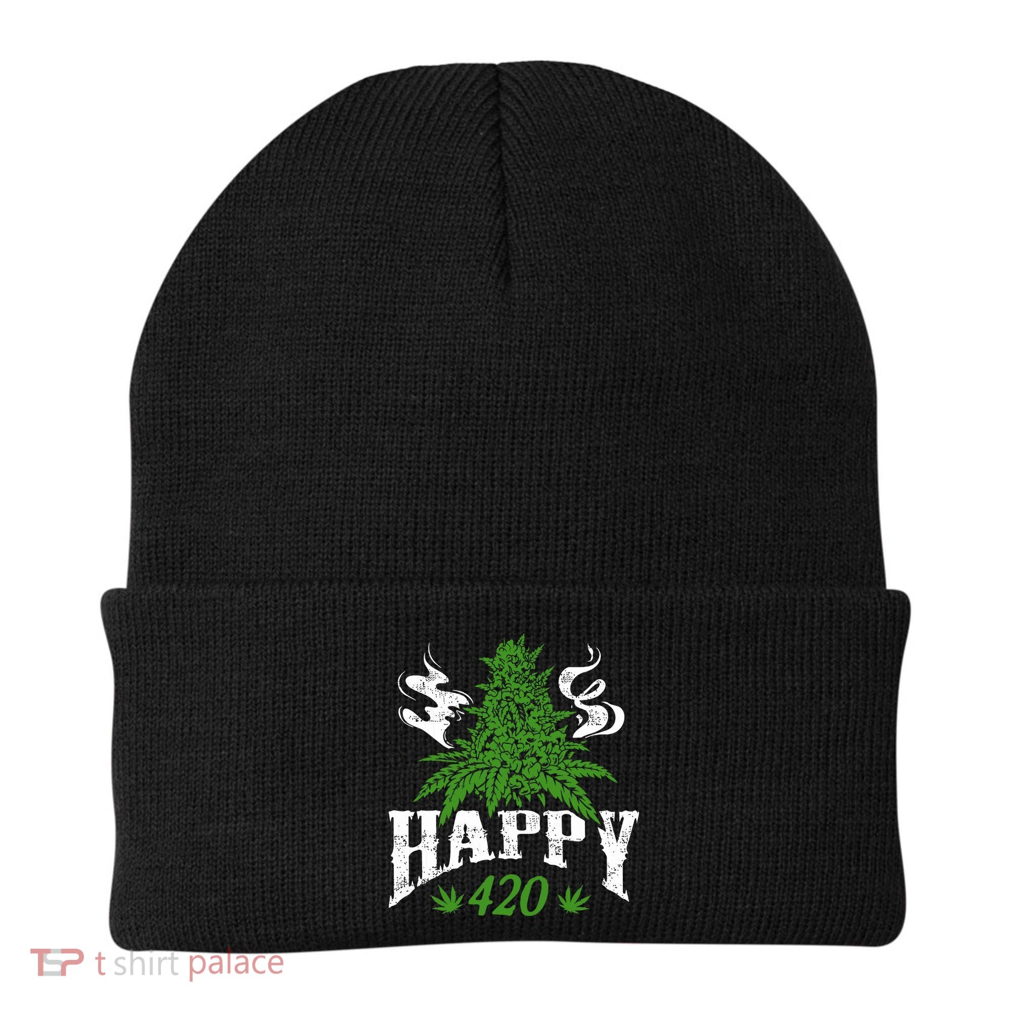 Happy 420 Marijuana Merch To Celebrate Weed Day On 420 Beanie