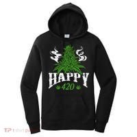 Happy 420 Marijuana Merch To Celebrate Weed Day On 420 Women's Hoodie thumb 0