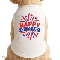 Happy 4th Of July America Celebration Doggie Tank thumb 0