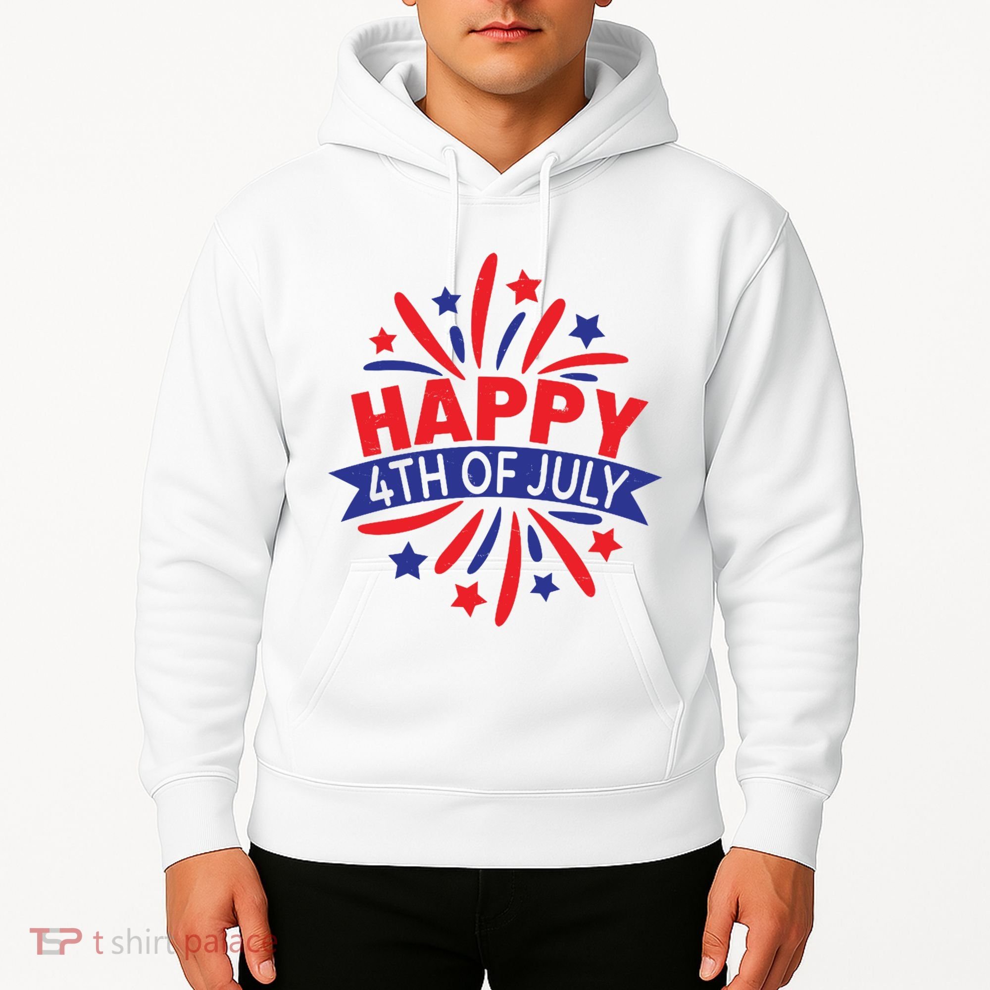 Happy 4th Of July America Celebration Hoodie