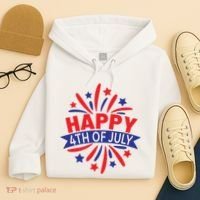 Happy 4th Of July America Celebration Hoodie thumb 4