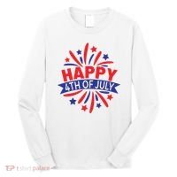 Happy 4th Of July America Celebration Long Sleeve Shirt thumb 0
