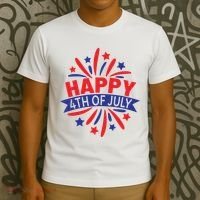 Happy 4th Of July America Celebration T-Shirt thumb 3