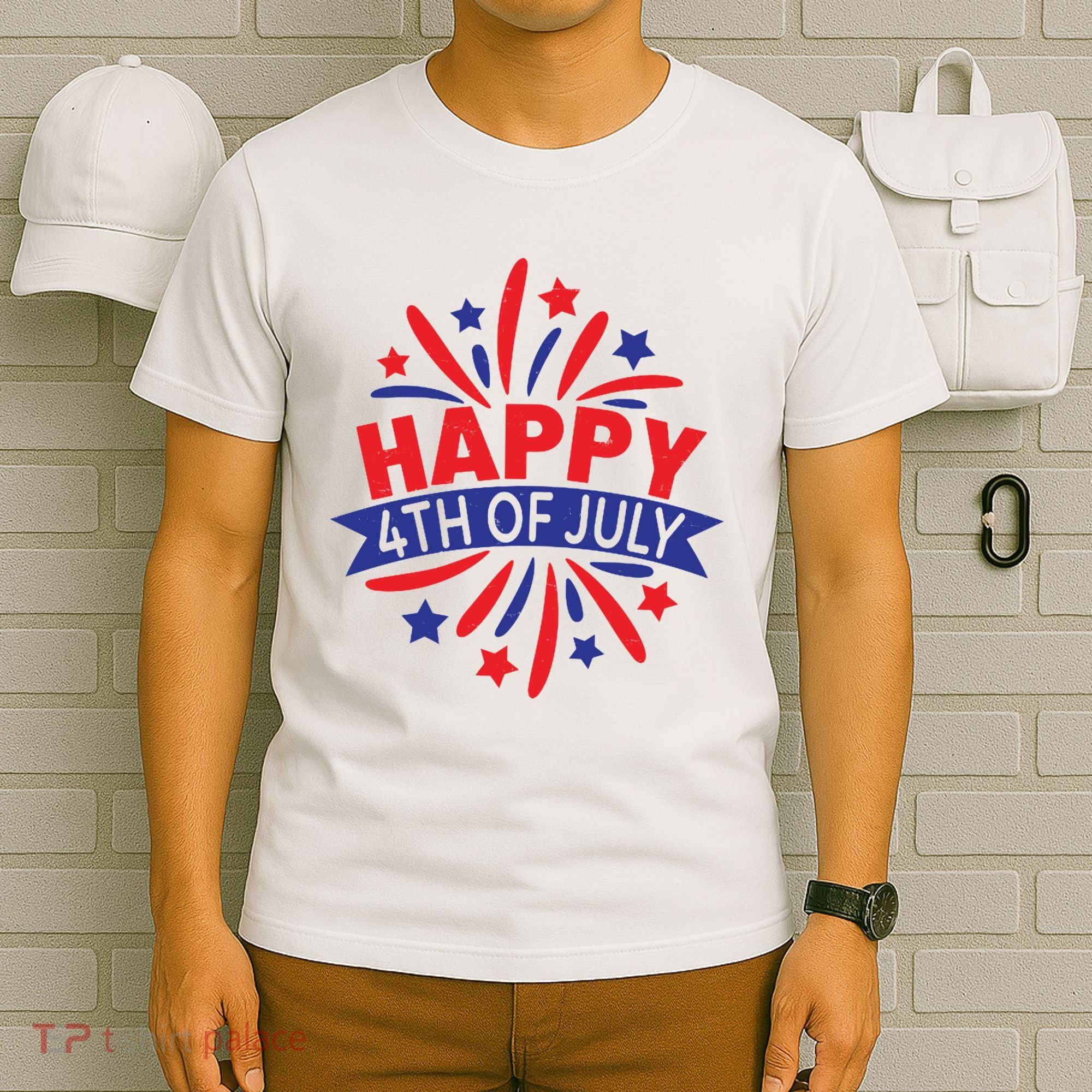 Happy 4th Of July America Celebration T-Shirt