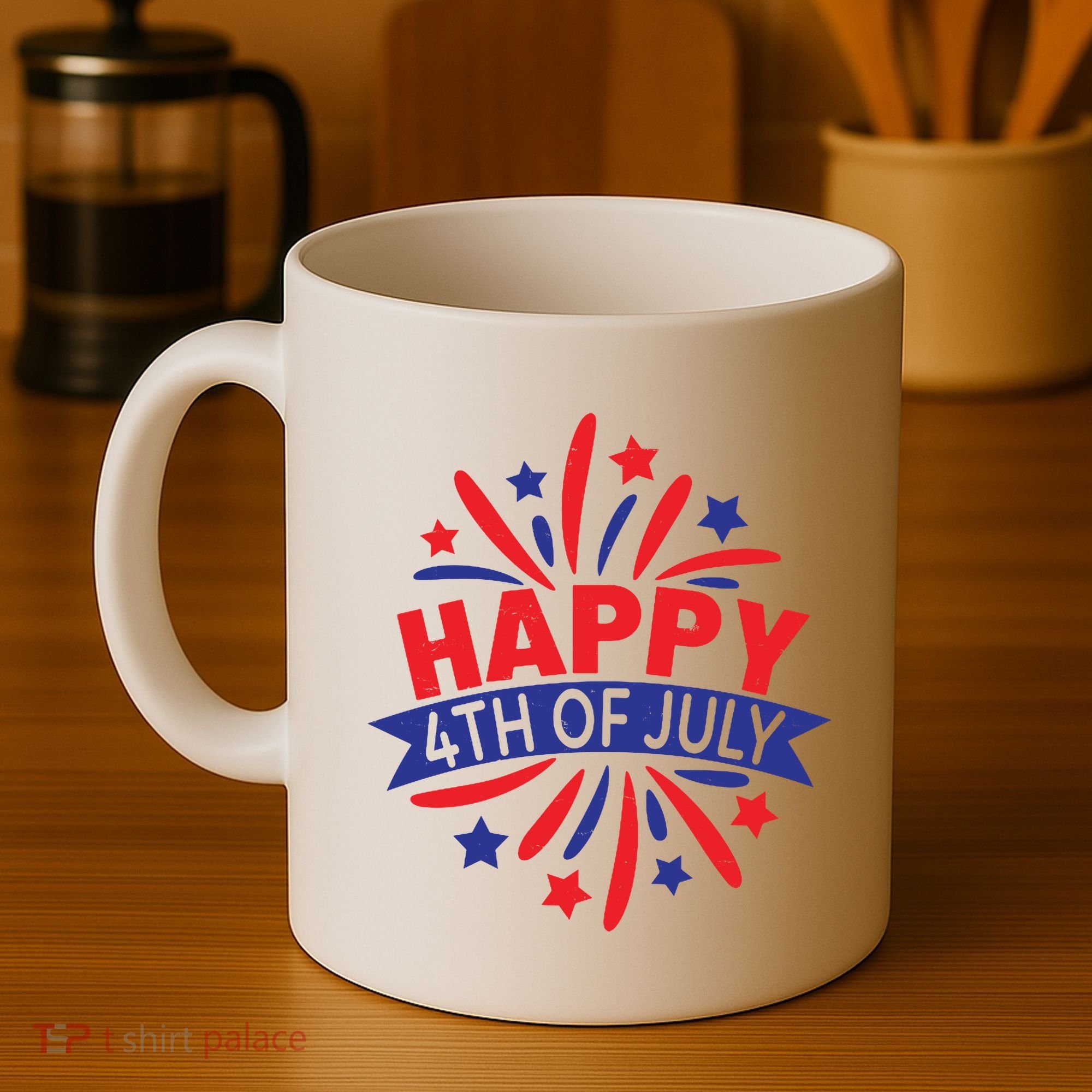 Happy 4th Of July America Celebration Coffee Mug
