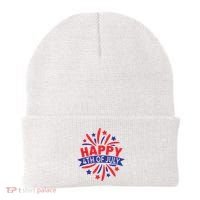 Happy 4th Of July America Celebration Beanie thumb 0